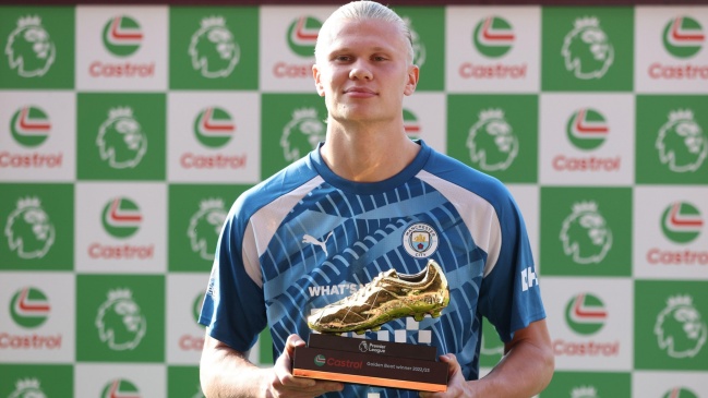 Haaland ganó su segunda Golden Boot en la Premier League