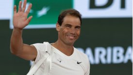 Rafael Nadal recibió una ovación en su primer entrenamiento en Roland Garros