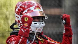 Charles Leclerc festejó en Montecarlo tras adjudicarse el GP Mónaco