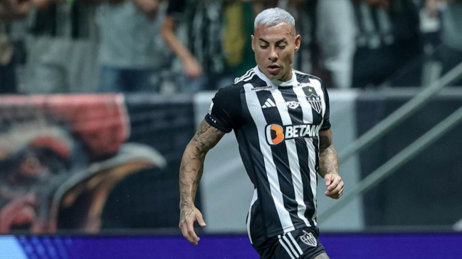 Eduardo Vargas cerró la fase grupal de Copa Libertadores con apenas 80 minutos jugados