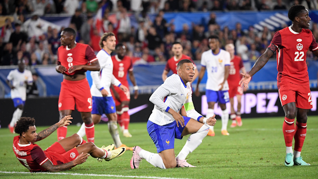 Canadá se plantó ante la Francia de Mbappé en el cierre de su preparación para Copa América