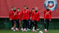 El buen ánimo abundó en uno de los últimos entrenamientos de la Roja para el amistoso ante Paraguay