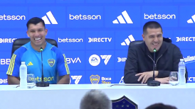 Juan Román Riquelme expresó palabras de gran afecto a Gary Medel en su presentación en Boca Juniors