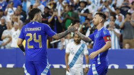 Argentina pese a los errores iniciales terminó a toda fiesta con Guatemala