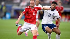 Inglaterra y Dinamarca dejaron en suspenso su avance a octavos de final de la Eurocopa