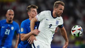 Inglaterra empató con Eslovenia y ambos clasificaron a octavos de la Eurocopa