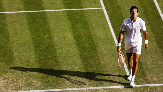 Cristian Garin no pudo ratificar en el cuadro principal de Wimbledon su buen apronte de la qualy