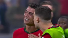 [VIDEO] Cristiano Ronaldo falló un penal en la Eurocopa y rompió en llanto