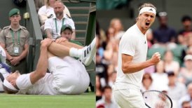 Alexander Zverev "sobrevivió" a una tremenda caída y avanzó tras un ETERNO tie break en Wimbledon