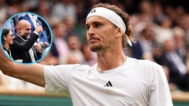 Alexander Zverev le hizo una inusual propuesta a Pep Guardiola en Wimbledon