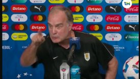 Bielsa hizo duros comentarios contra la prensa por cómo abordaron los incidentes entre Uruguay y Colombia