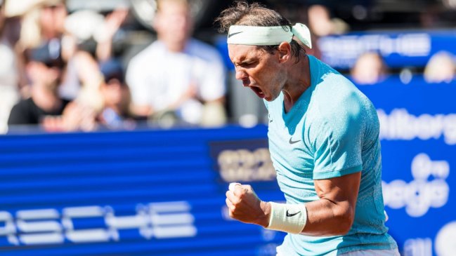 En electrizante partido Rafael Nadal avanzó a semifinales del ATP 250 de Bastad