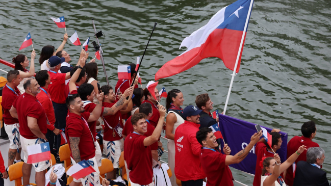 El Team Chile tuvo que abandonar anticipadamente la ceremonia inaugural de París 2024