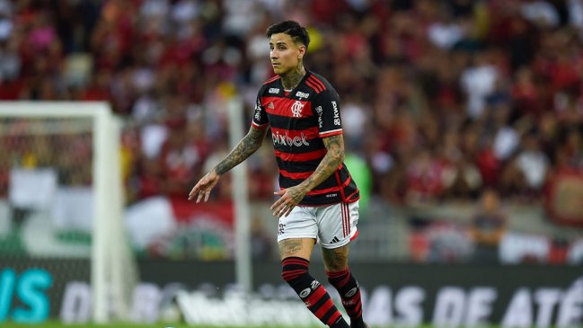 Erick Pulgar comandó el mediocampo en sólido triunfo de Flamengo en el Brasileirao