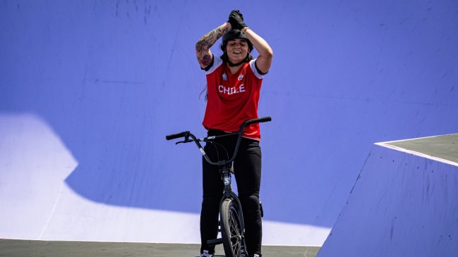 ¡TREMENDA! Macarena Pérez logró diploma olímpico con extraordinaria participación en el BMX freestyle de París 2024