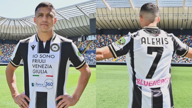 ¡Ya es oficial! Udinese presentó a Alexis Sánchez como nuevo refuerzo con un vídeo en sus redes sociales