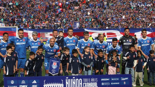 El espectacular recibimiento que tuvo U. de Chile en el Superclásico