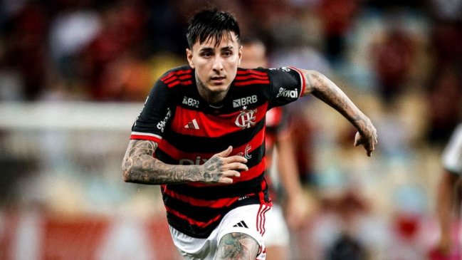 Erick Pulgar zafó de una evidente expulsión en el Flamengo vs Palmeiras