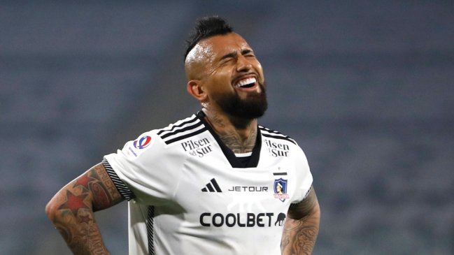 La reacción de Arturo Vidal tras perderse la victoria de Colo Colo ante Junior por la Libertadores