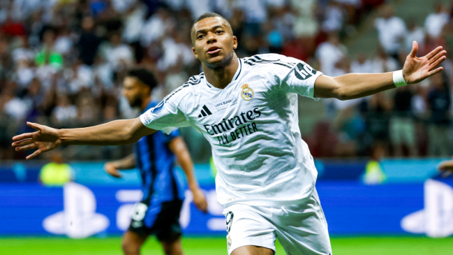 Estreno triunfal de Mbappé: Real Madrid se convirtió en el Supercampeón de Europa