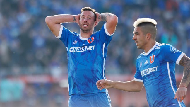 La falta de gol le pasa la cuenta a delantero de Universidad de Chile