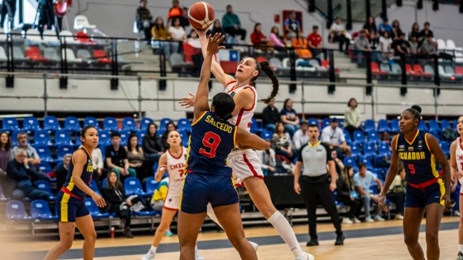 Chile superó a Ecuador y disputará el quinto lugar del Sudamericano de Básquetbol Femenino