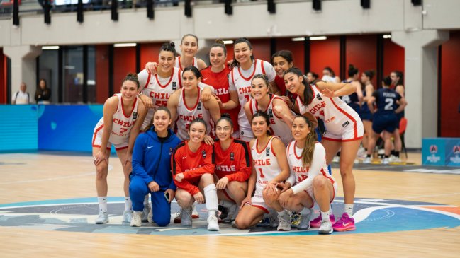 Chile obtuvo el quinto lugar en el Sudamericano de Básquetbol Femenino