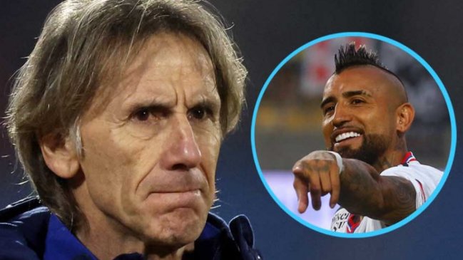 Ricardo Gareca respondió a las ofensivas críticas de Arturo Vidal