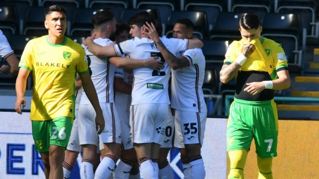 Marcelino Núñez cayó en el choque de chilenos frente a Vigouroux en la Championship