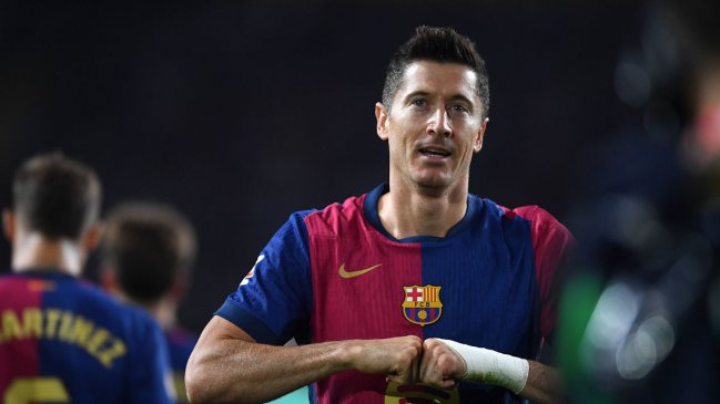 Robert Lewandowski mantiene a FC Barcelona como indiscutido puntero de la liga española