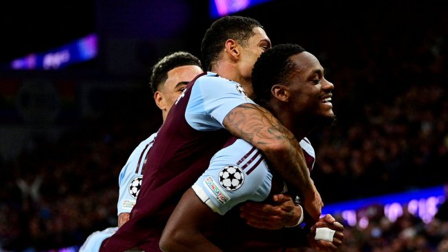 Aston Villa marcó el gran batacazo de la jornada en la UEFA Champions League