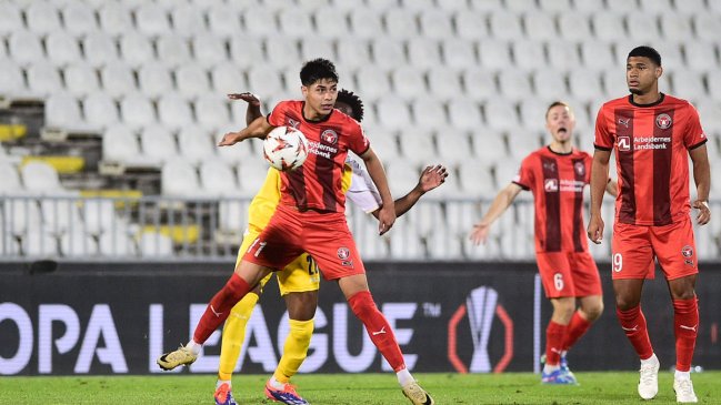 Darío Osorio cumple un gran papel en el primer triunfo de Midtjylland en Europa League