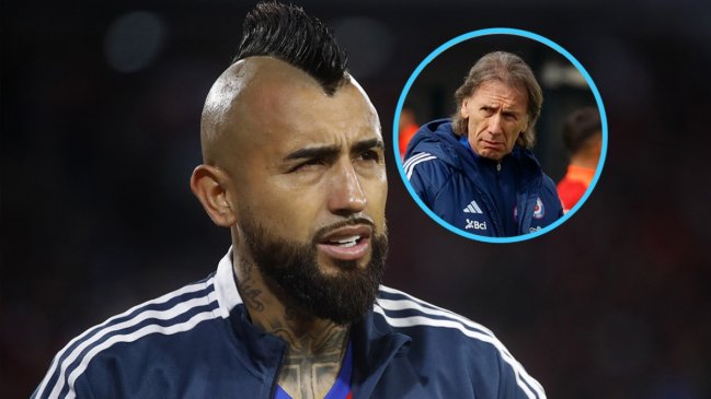 La sugerencia de Arturo Vidal a Ricardo Gareca para los partidos de Chile ante Brasil y Colombia