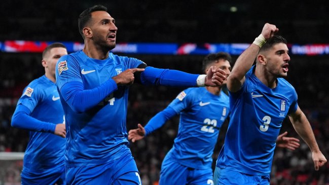 Grecia le dio un histórico bofetazo a Inglaterra en el mítico Estadio de Wembley