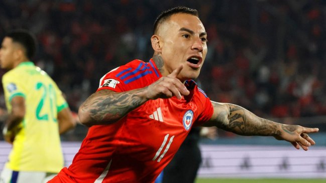 El espectacular triple récord que logró Eduardo Vargas con su gol en el Chile vs Brasil