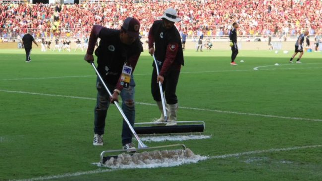 La lluvia demoró el inicio del partido entre Venezuela y Argentina en Maturín