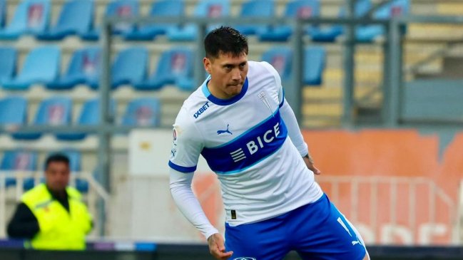 Nicolás Castillo lamenta su ausencia del último partido en la temporada de Universidad Católica