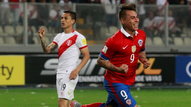 La esperanza de Gareca: Eduardo Vargas es el goleador histórico ante Perú