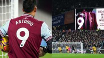 West Ham dedicó emotivos homenajes a Michail Antonio en la victoria ante Wolves