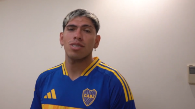 Carlos Palacios da inicio a su aventura en Boca con la meta de "ganar muchos títulos"