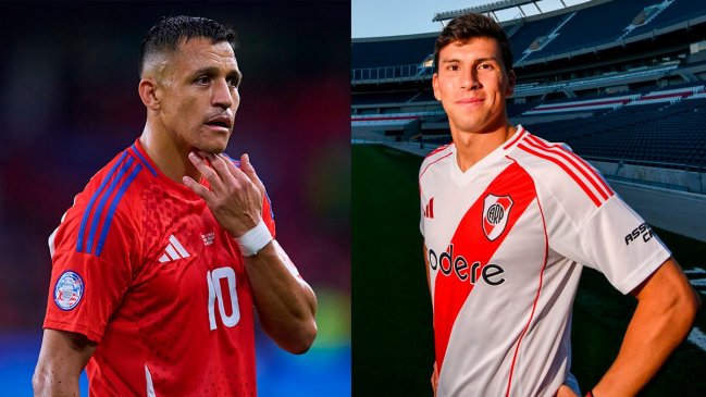 Alexis Sánchez aplaude la llegada de Gonzalo Tapia a River Plate