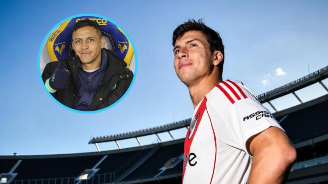 Gonzalo Tapia reveló el amistoso diálogo que tuvo con Alexis Sánchez por su llegada a River